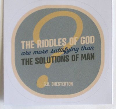 CM07 The Riddles of God (Chesterton)