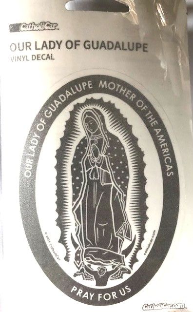 33030 Our Lady of Guadalupe Decal