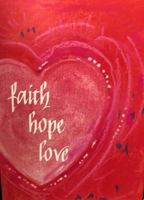       WCB10460 Faith Hope Love Valentine