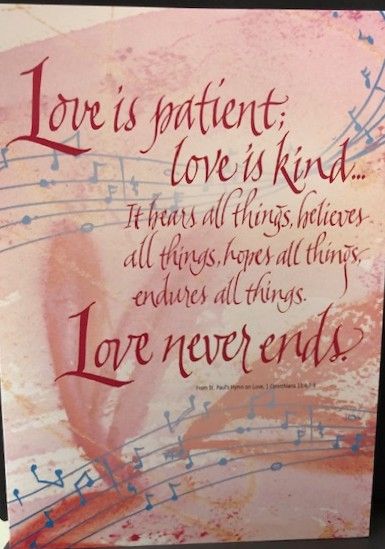 WCB10122 Love Is Patient Valentine