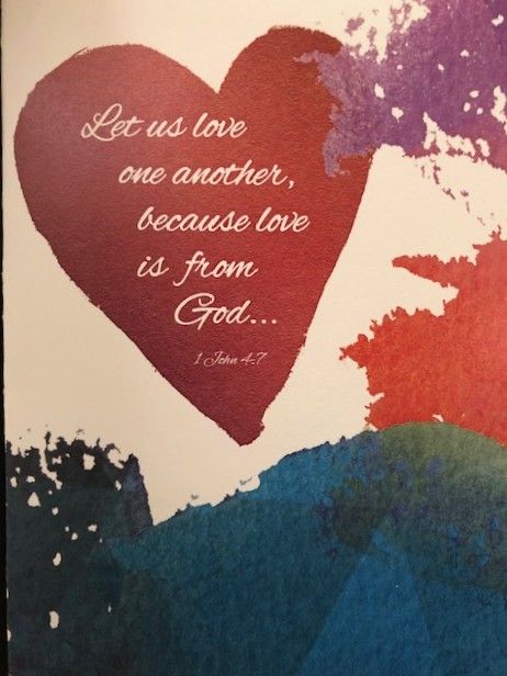 WCB10356 Let Us Love One Another Valentine