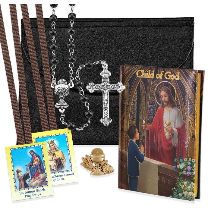 5371 Boys Large Deluxe Communion Set