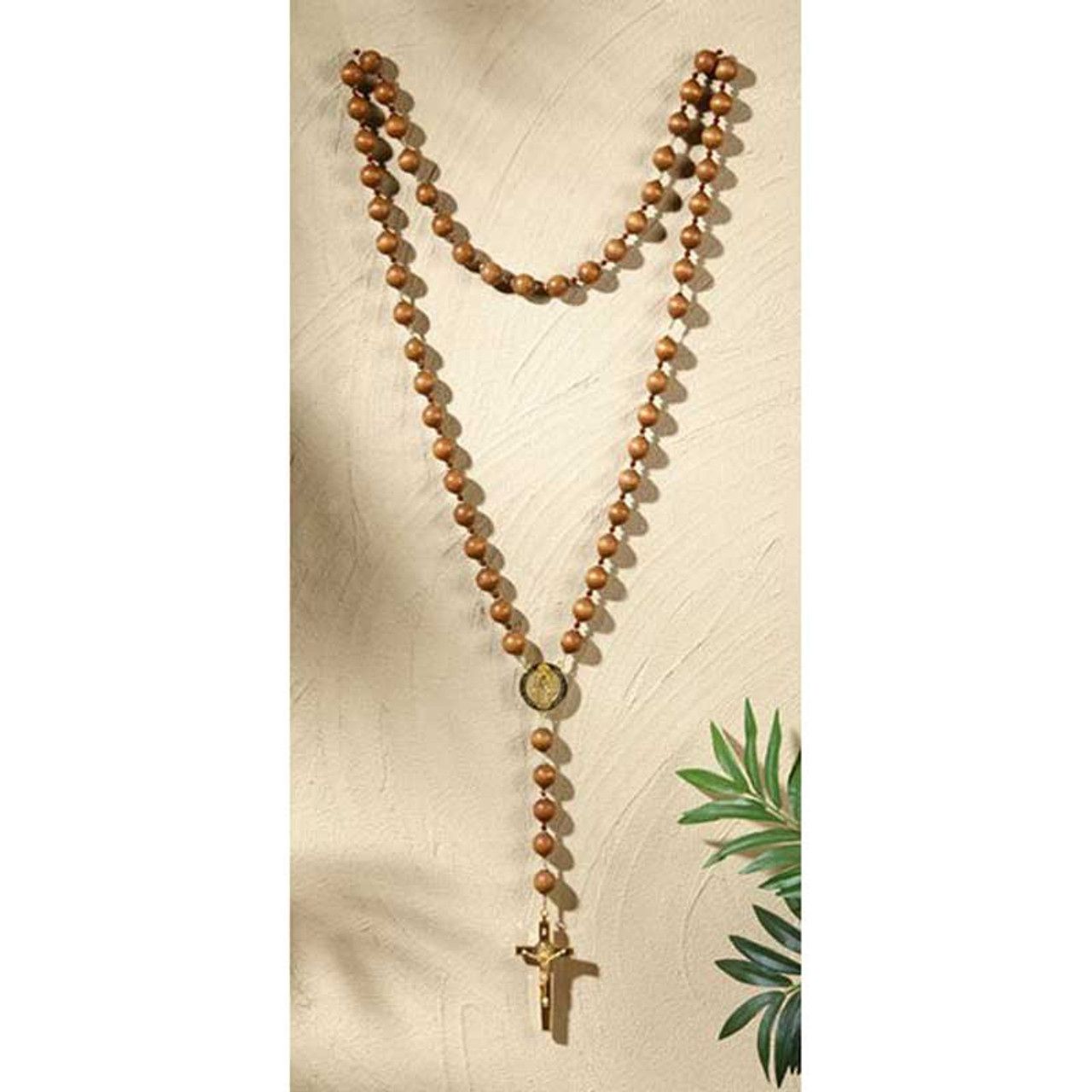 WC025 St. Benedict Wall Rosary 47in