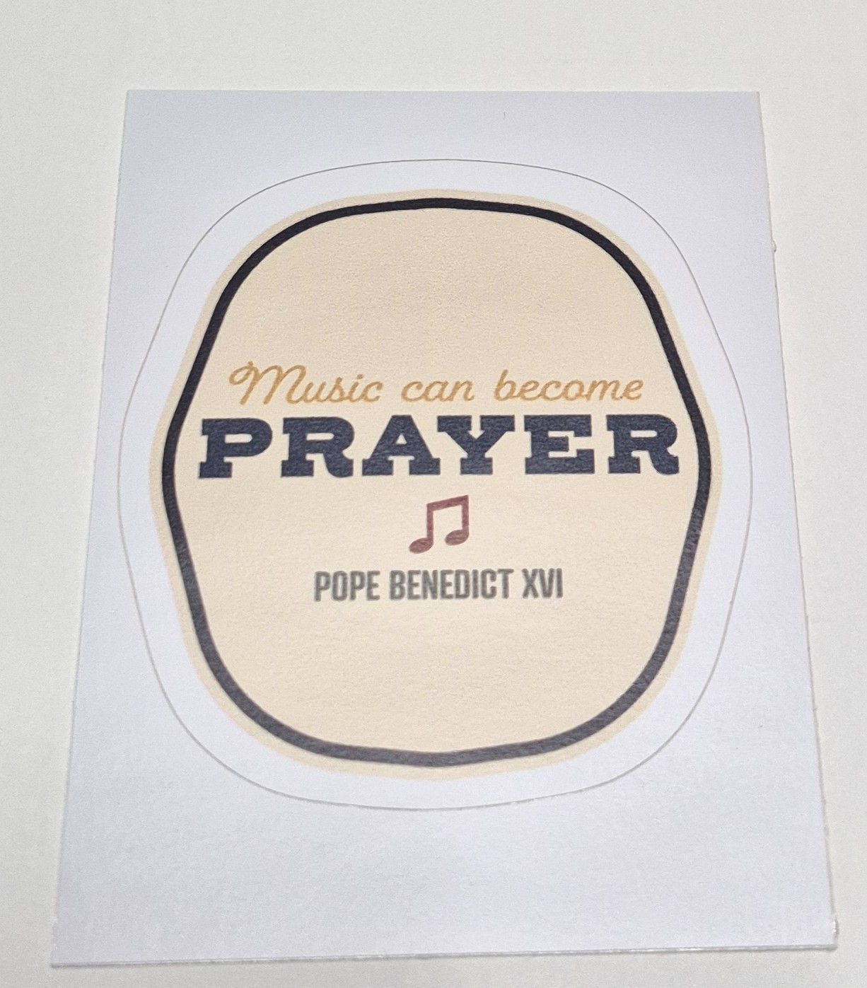       CM29 Music Can Become Prayer (Benedict XVl)
