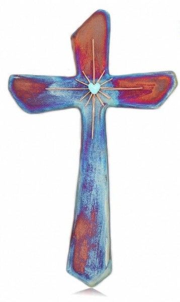      Raku Cross D LG  - Heart Star