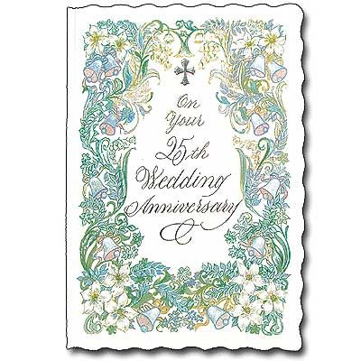 WCT7007 On Your 25th Wedding Anniversary