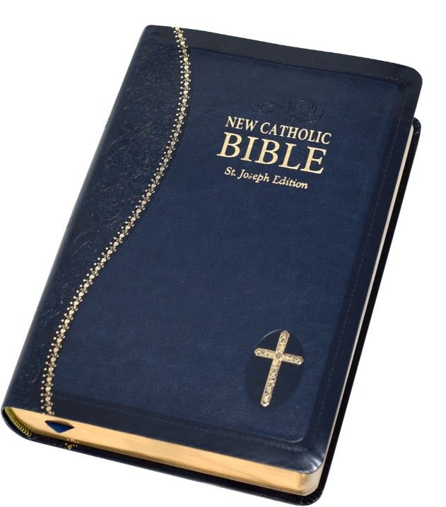      608/19BLU Saint Joseph New Catholic Bible Gift Edition
