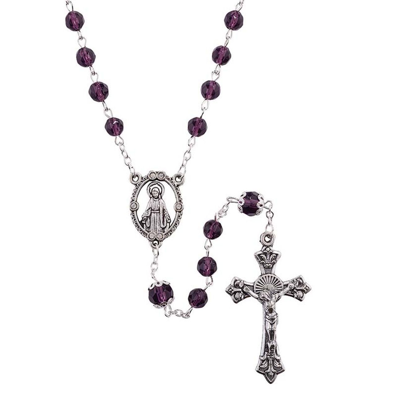       D1303Feb Birthstone Rosary