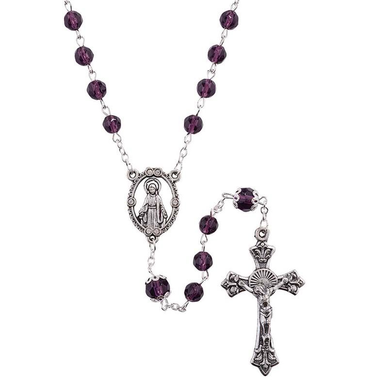       D1303Feb Birthstone Rosary