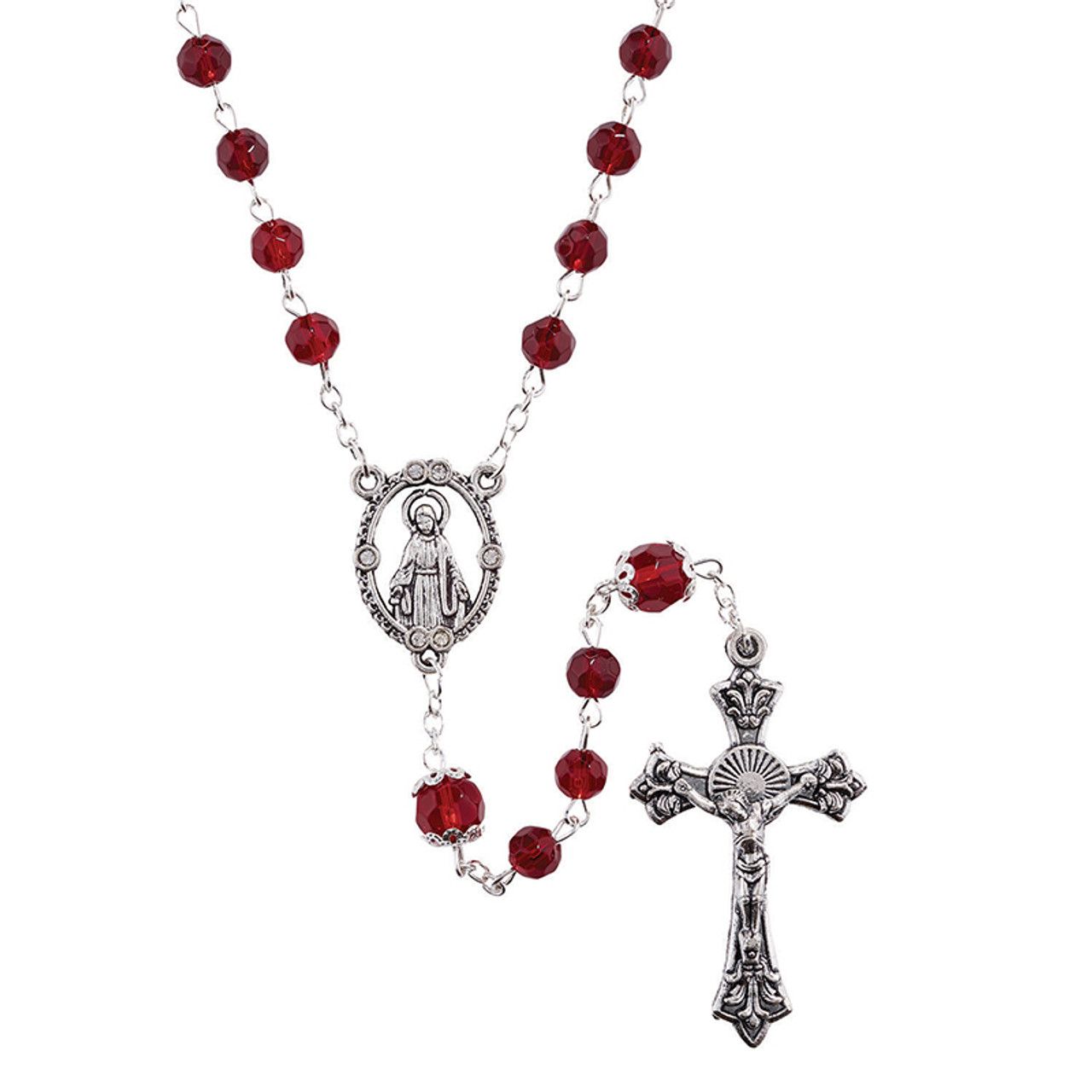       D1303Jan Birthstone Rosary