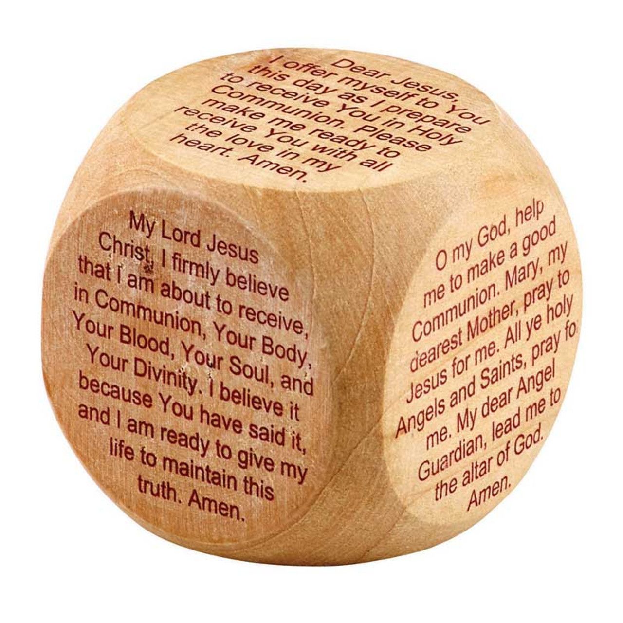 YD002 First Communion Prayer Cube Growing in Faith