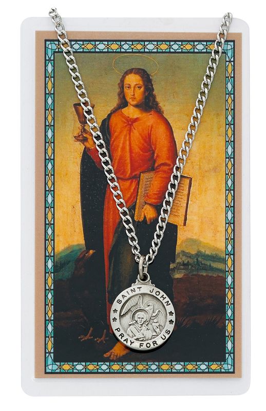 PSD600JN St. John the Apostle Prayer Card Set