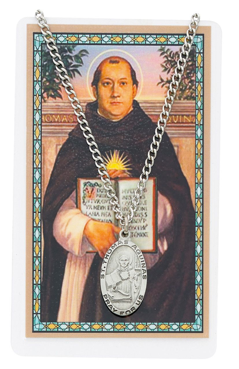      PSD550TQ St. Thomas Aquinas Prayer Card Set