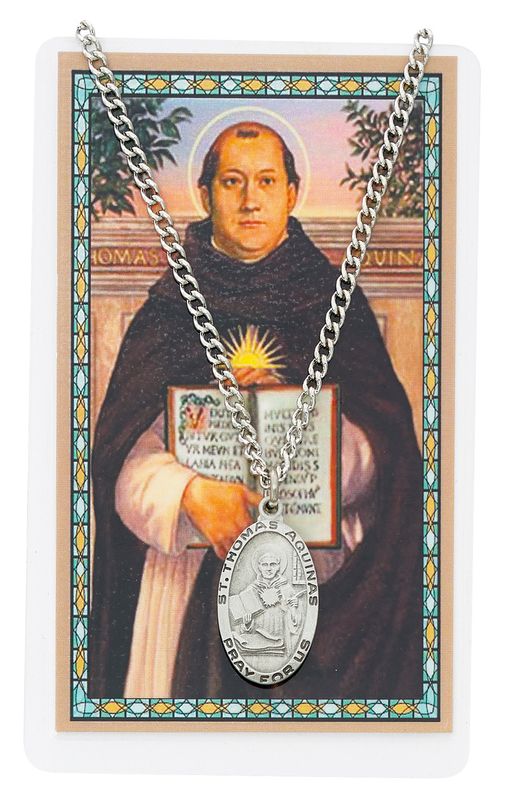      PSD550TQ St. Thomas Aquinas Prayer Card Set