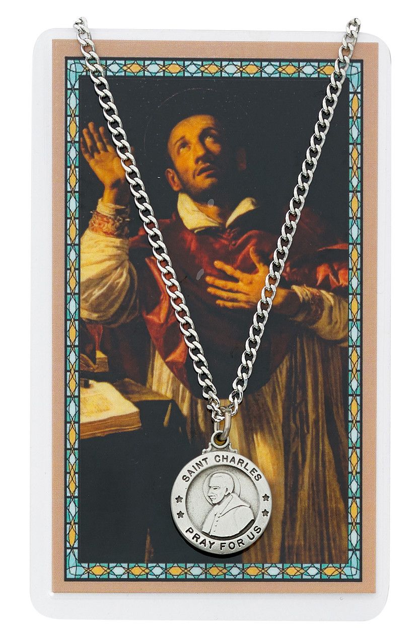 PSD600CR St. Charles Prayer Card Set