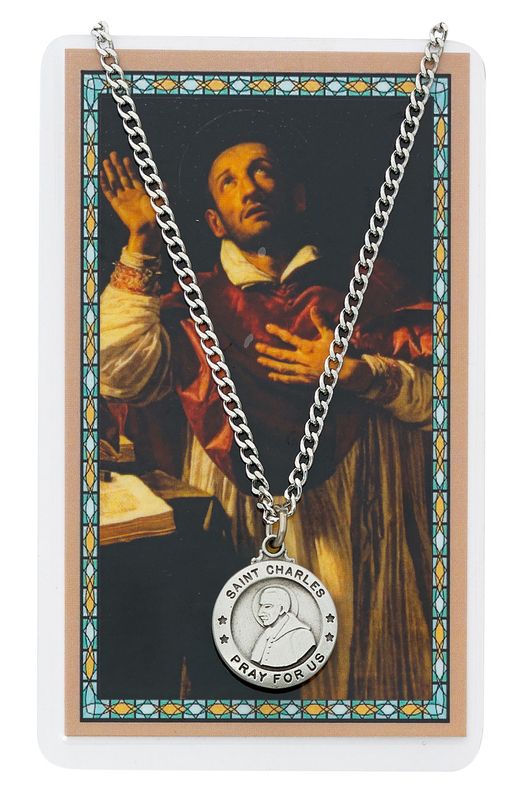 PSD600CR St. Charles Prayer Card Set