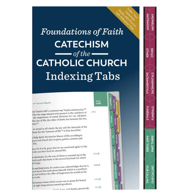 Catechism of the Catholic Church Indexing Tabs
