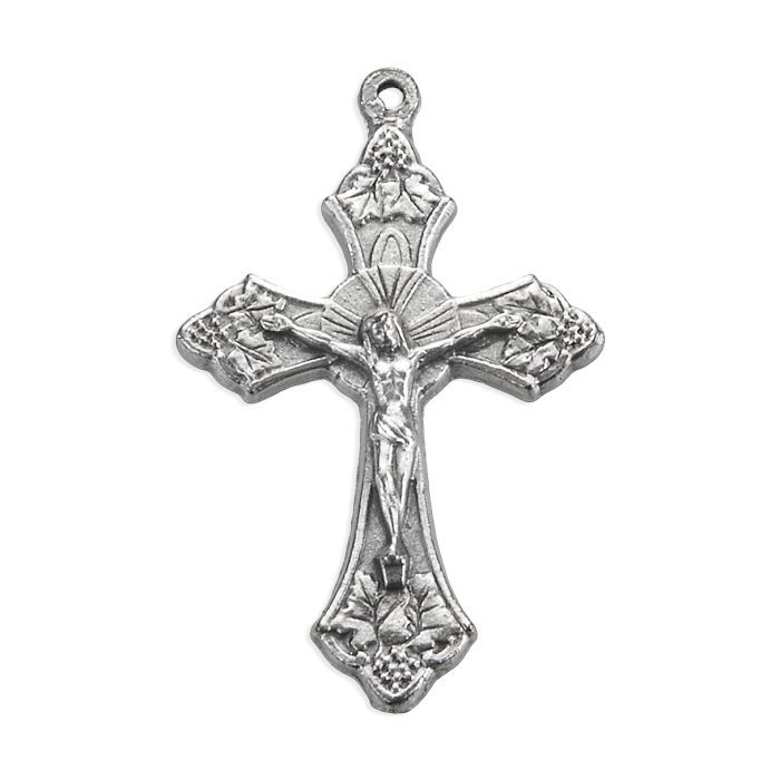       22255 1in Oxidized Crucifix Grapes