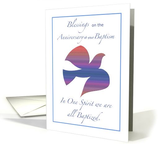 Blessings on the Anniversary of Your Baptism