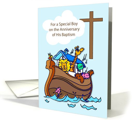 For a Special Boy on the Anniversary of His Baptism