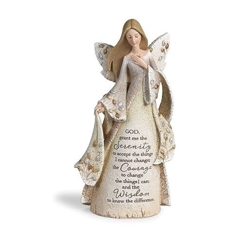      12568 8.5&quot; H Serenity Prayer Angel