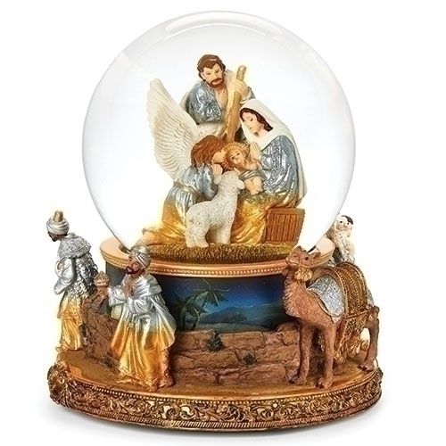 134003 - 7&quot; h Musical Dome Nativity