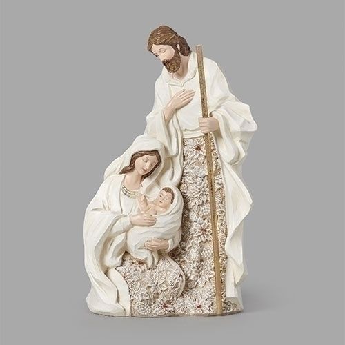 137667  1 0.75&quot; H Holy Family Poinsettia