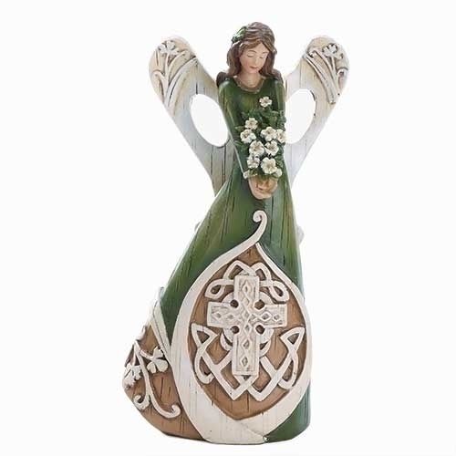 62422 7&quot; Woodcut Irish Angel
