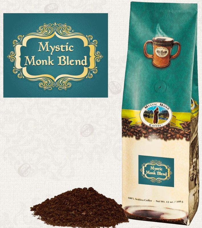       CMMB Mystic Monk Blend 12 oz Ground Coffee