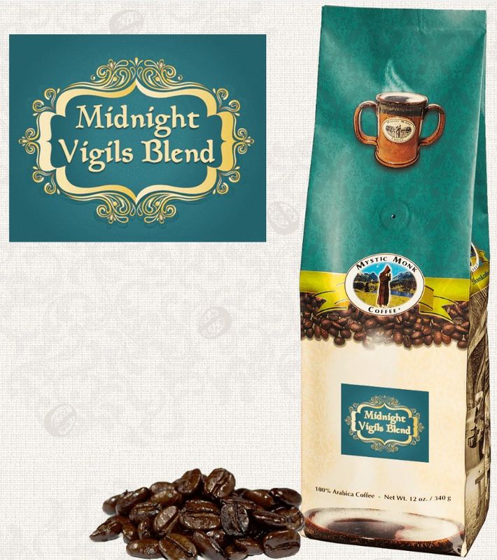 CMVBFTO-W  Midnight Vigils 12 oz Whole Bean Blend Coffee
