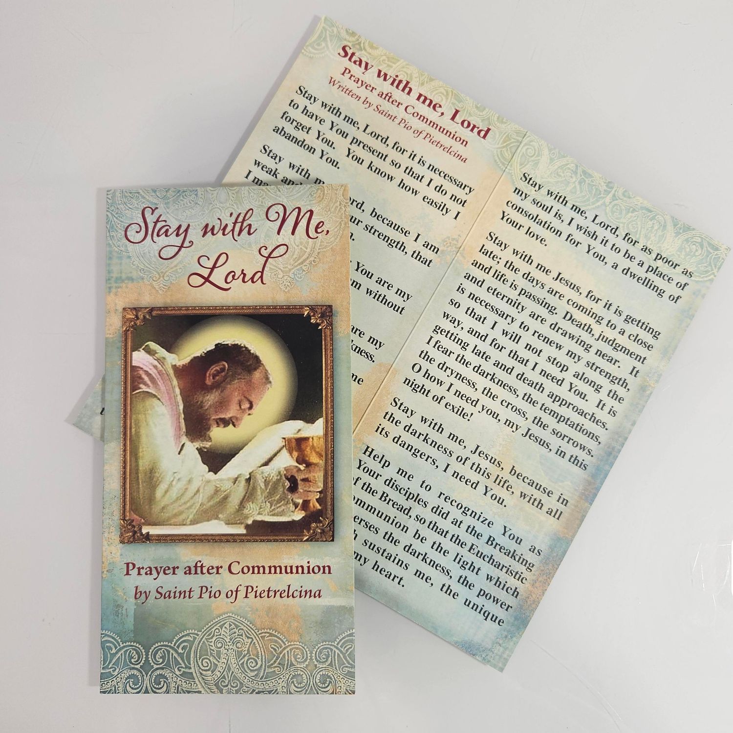 Stay with Me Lord:  Prayer after Communion