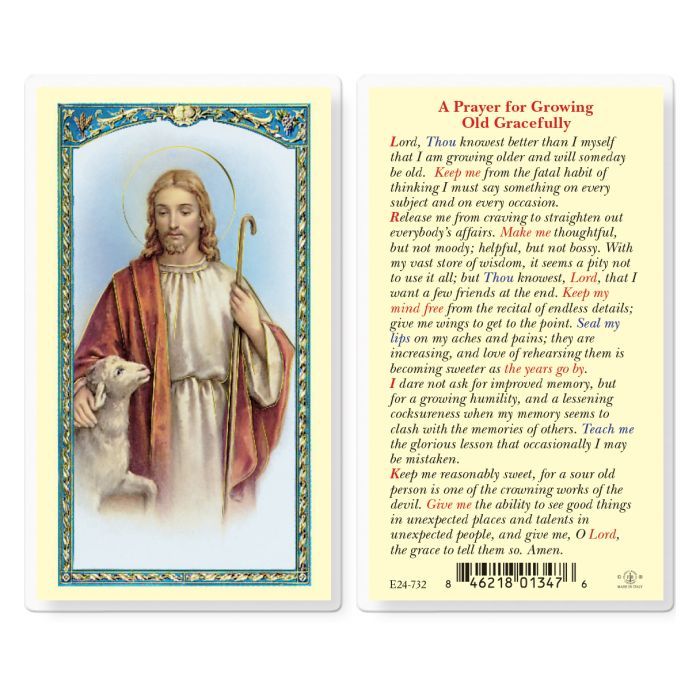      E24-732 Prayer for Growing Old (800-077)