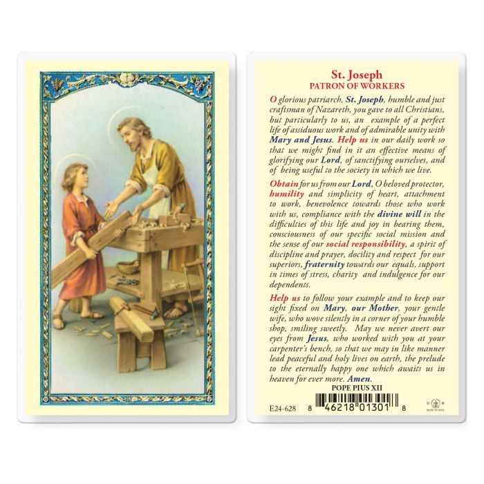 E24-628 St. Joseph Patron of Workers (800-301)