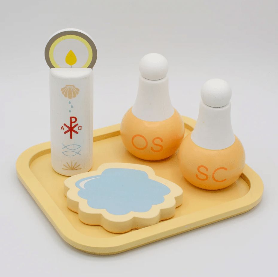       7147 Wooden Baptism Play Set