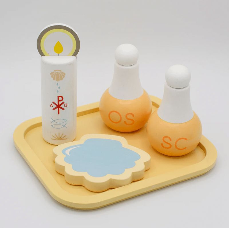 7147 Wooden Baptism Play Set