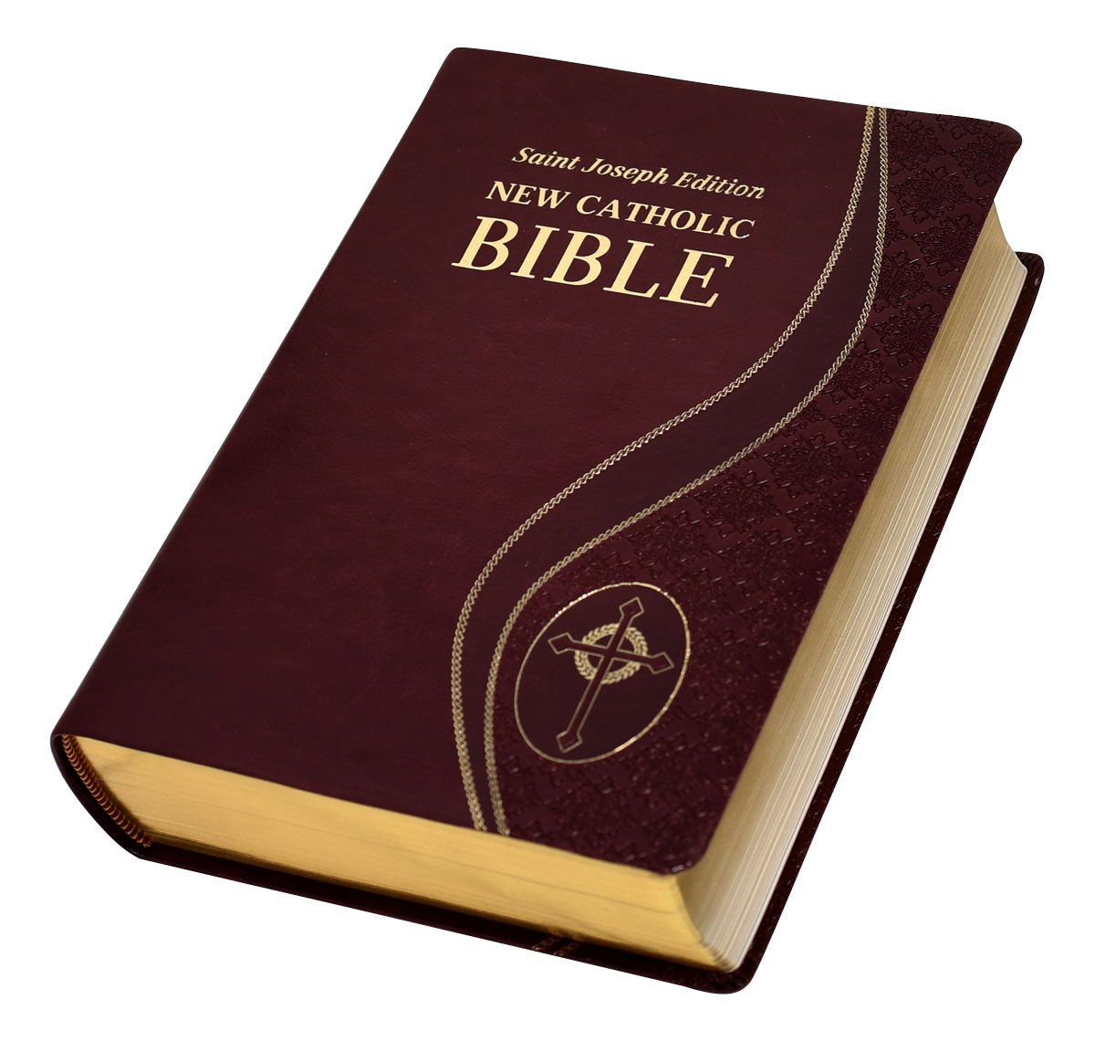 617/19BG Saint Joseph New Catholic Bible Giant Type Burgundy