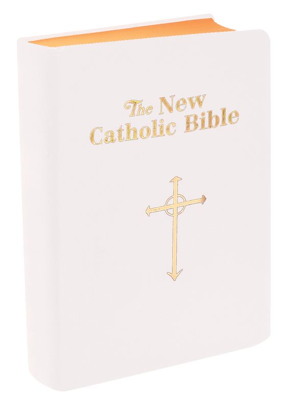 606/10W - St. Joseph New Catholic Bible - White