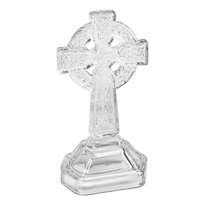 2154 Glass Celtic Standing Cross
