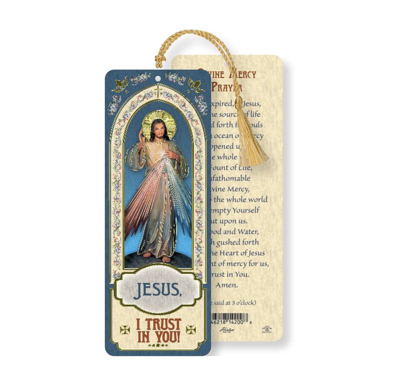 B8-123 Divine Mercy Laminated Bookmark
