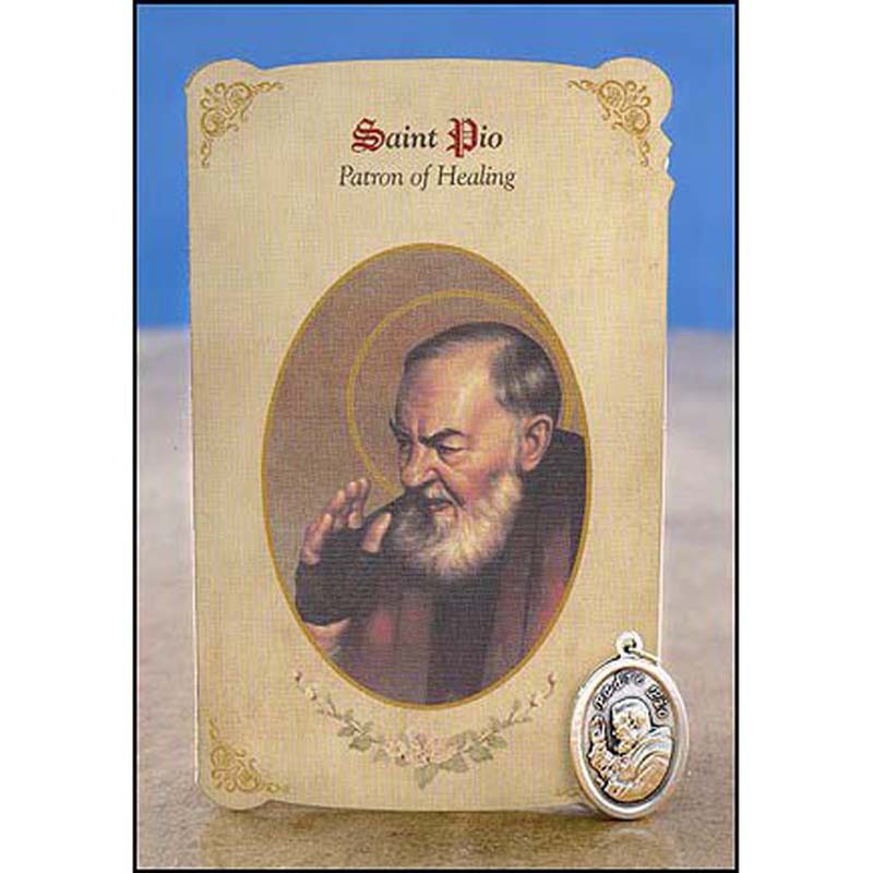 MC031 Saint Pio Healing Set/Holy Card Healing