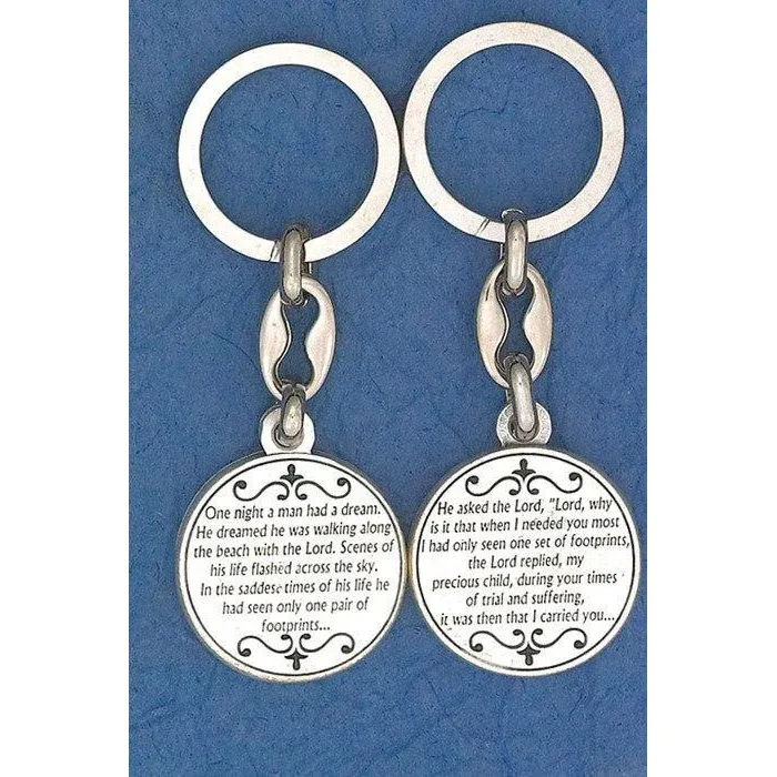 171-22-6669 Key Chain - Footprints