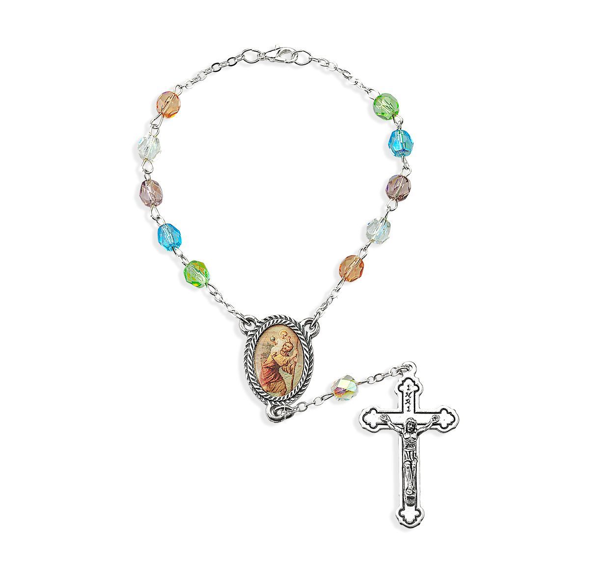 A41ML-620 St. Christopher Auto Rosary