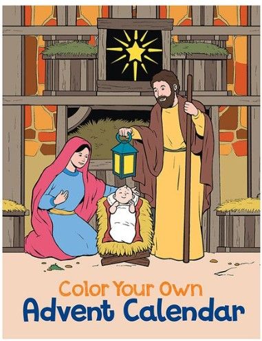       G4691 Color Your Own Advent Calendar ***