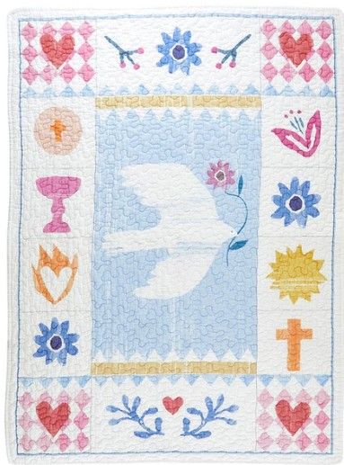 NO154 Sacraments Quilted Throw