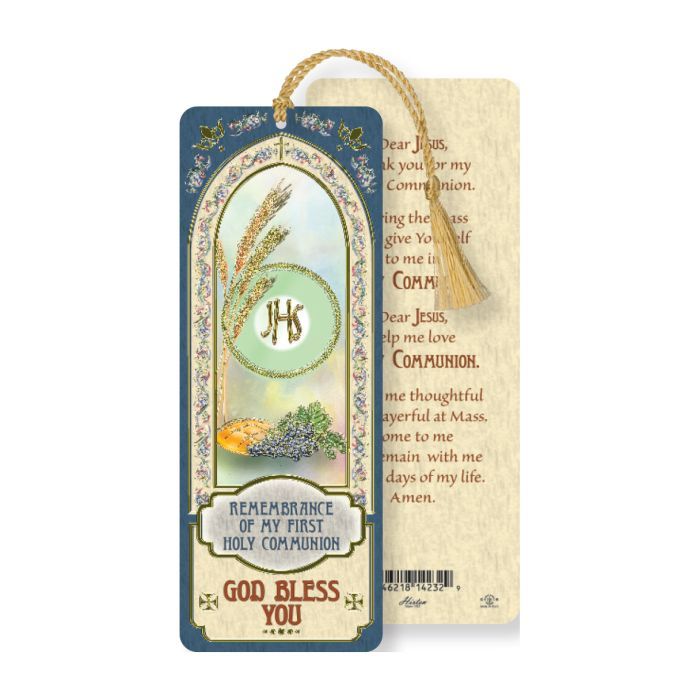       B8-698 First Communion Laminated Bookmark