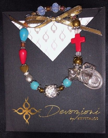 7842 Divine Mercy /Faustina Chaplet Bracelet