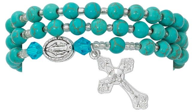      BR644C Turquois RosBracelet 