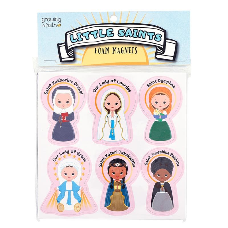       R8566 Little Saints Foam Magnets Girl
