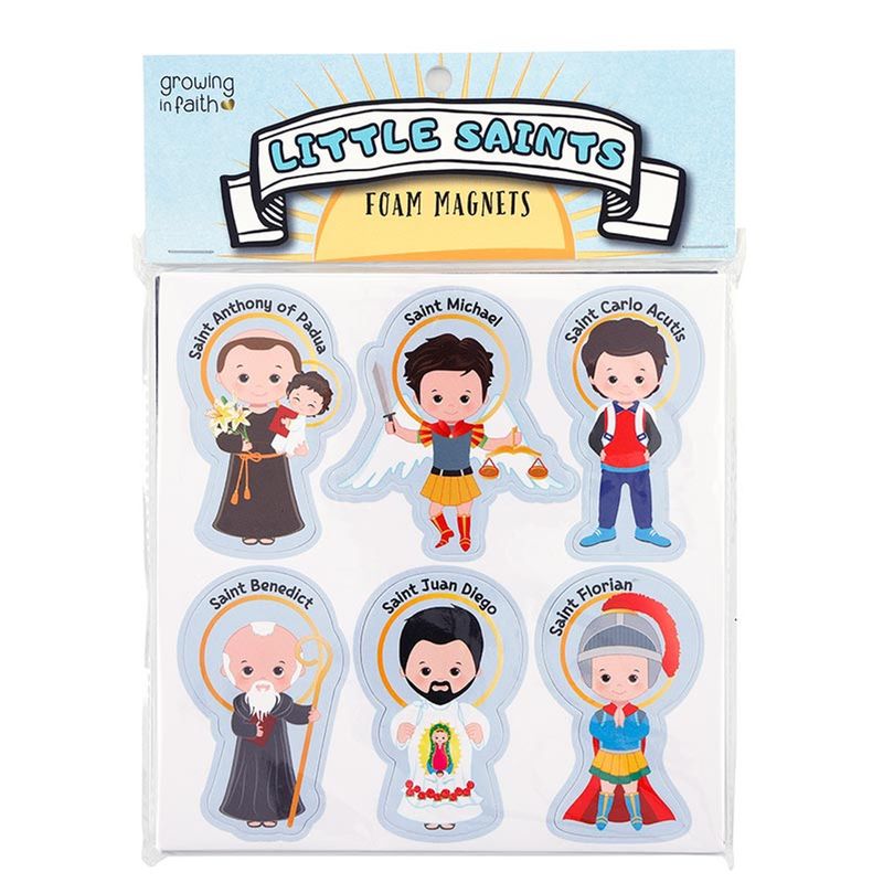       R8565 Little Saints Foam Magnet Boy