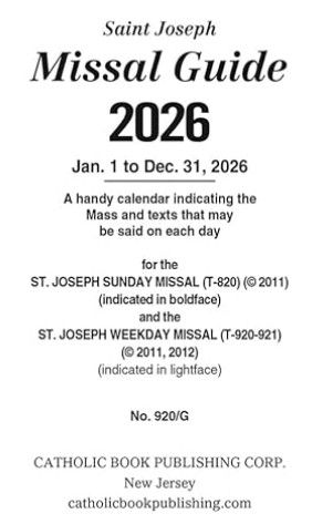 920/G 2026 Missal Guide